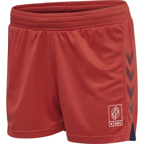 Hummel Hmlgg12 Action Shorts Woman - aura orange (Grösse: XS) von Hummel