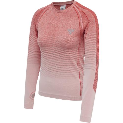 Hummel Hmlgg12 Training Seamless L/S Woman - aura orange melange (Grösse: S) von Hummel