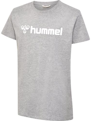 Hummel Hmlgo 2.0 Logo T-Shirt S/S Kids - grey melange (Grösse: 128) von Hummel