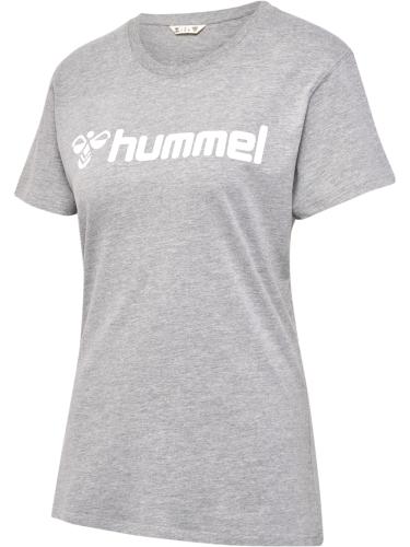 Hummel Hmlgo 2.0 Logo T-Shirt S/S Woman - grey melange (Grösse: 2XL) von Hummel