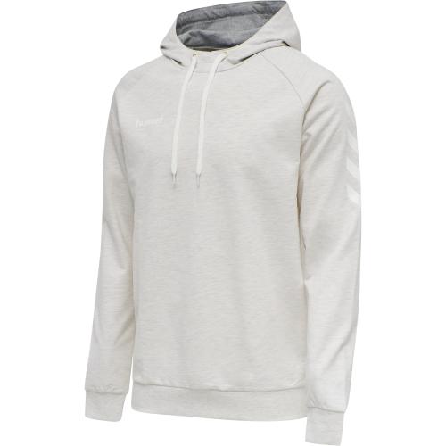 Hummel Hmlgo Cotton Hoodie - egret melange (Grösse: M) von Hummel