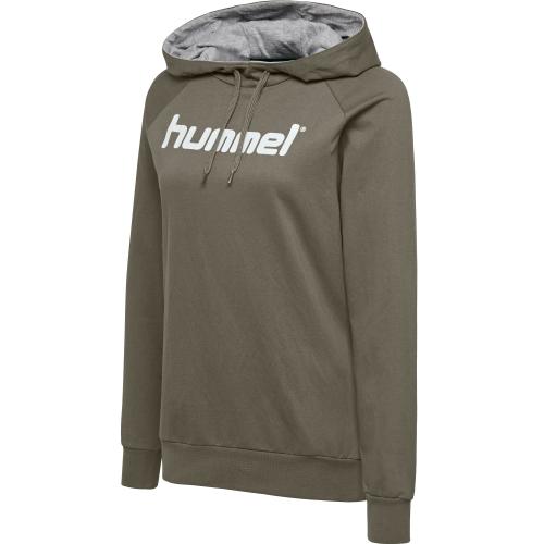 Hummel Hmlgo Cotton Logo Hoodie Woman - grape leaf (Grösse: 2XL) von Hummel