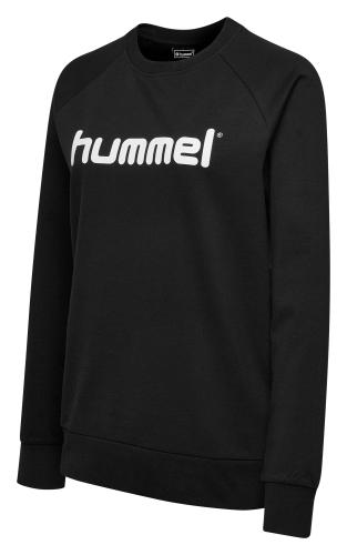Hummel Hmlgo Cotton Logo Sweatshirt Woman - black (Grösse: L) von Hummel