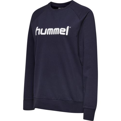 Hummel Hmlgo Cotton Logo Sweatshirt Woman - marine (Grösse: 2XL) von Hummel