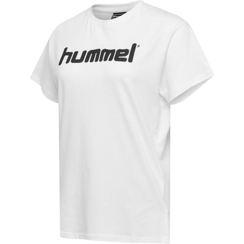 Hummel Hmlgo Cotton Logo T-Shirt Woman S/S - white (Grösse: XS) von Hummel