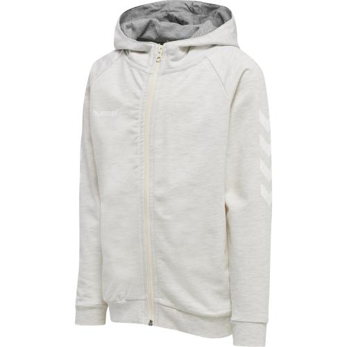 Hummel Hmlgo Cotton Zip Hoodie Woman - egret melange (Grösse: S) von Hummel