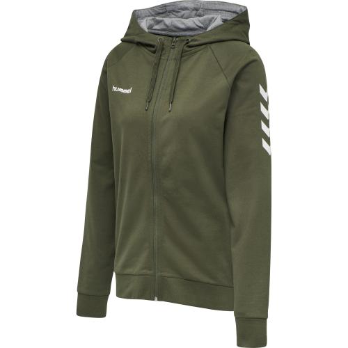 Hummel Hmlgo Cotton Zip Hoodie Woman - grape leaf (Grösse: XS) von Hummel