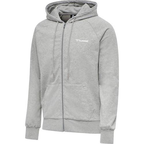 Hummel Hmlisam Zip Hoodie - grey melange (Grösse: S) von Hummel