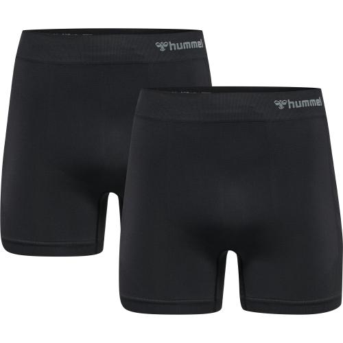 Hummel Hmljack Seamless Boxers 2-Pack - black/black (Grösse: S) von Hummel