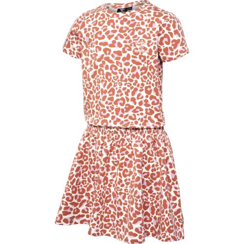 Hummel Hmljumpy Aop Dress S/S - copper brown (Grösse: 152) von Hummel