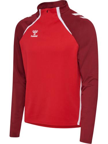 Hummel Hmllead 2.0 Half Zip - true red/maroon (Grösse: M) von Hummel