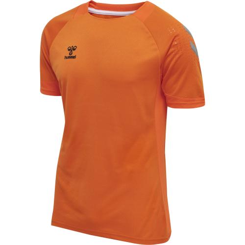 Hummel Hmllead S/S Poly Jersey - orange tiger (Grösse: 3XL) von Hummel