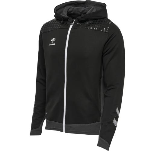 Hummel Hmllead Zip Poly Hoodie - black (Grösse: M) von Hummel