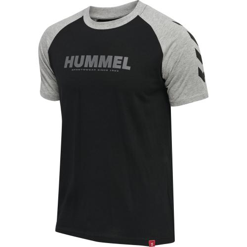 Hummel Hmllegacy Blocked T-Shirt - black (Grösse: 2XS) von Hummel