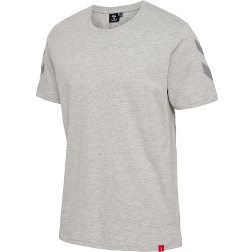 Hummel Hmllegacy Chevron T-Shirt - grey melange (Grösse: 2XS) von Hummel