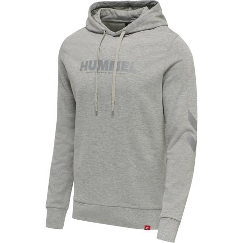 Hummel Hmllegacy Logo Hoodie Plus - grey melange (Grösse: 2XL) von Hummel