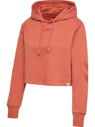 Hummel Hmllegacy Woman Cropped Hoodie - apricot brandy (Grösse: M) von Hummel