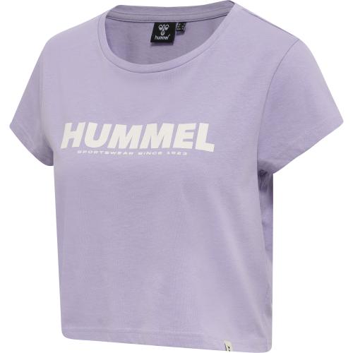 Hummel Hmllegacy Woman Cropped T-Shirt - heirloom lilac (Grösse: L) von Hummel