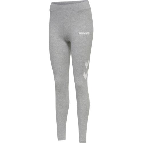 Hummel Hmllegacy Woman High Waist Tights - grey melange (Grösse: XS) von Hummel