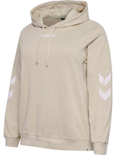 Hummel Hmllegacy Woman Hoodie Plus - pumice stone (Grösse: 2XL) von Hummel