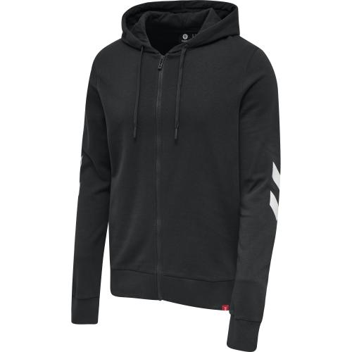 Hummel Hmllegacy Zip Hoodie Plus - black (Grösse: 3XL) von Hummel