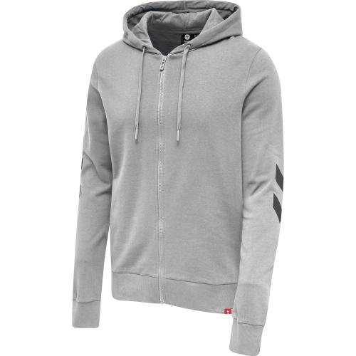 Hummel Hmllegacy Zip Hoodie - grey melange (Grösse: S) von Hummel
