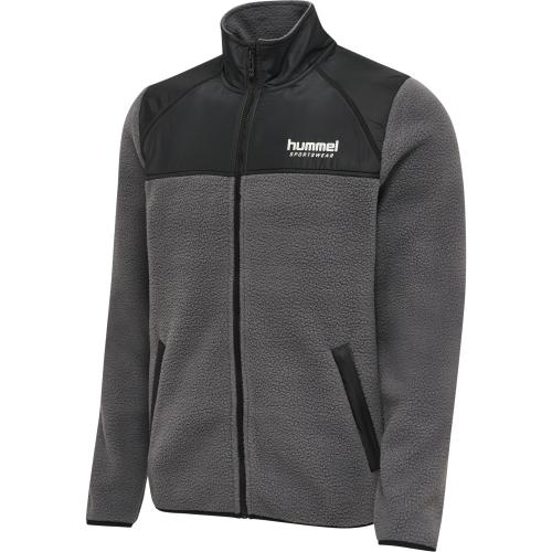 Hummel Hmllgc Charley Fleece Jacket - blackened pearl (Grösse: XL) von Hummel