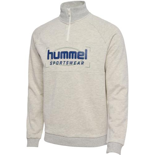 Hummel Hmllgc Ron Halfzip Sweatshirt - tofu melange (Grösse: M) von Hummel