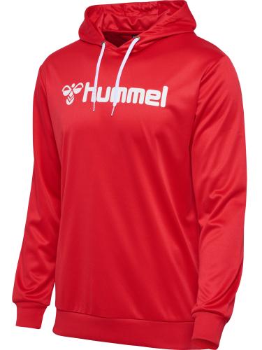 Hummel Hmllogo Hoodie - true red (Grösse: L) von Hummel