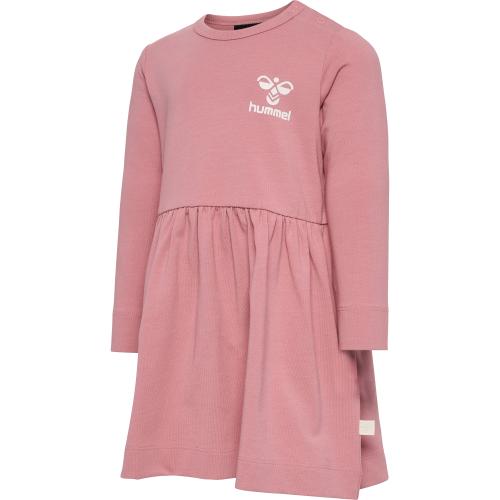 Hummel Hmlmarie Dress L/S - dusty rose (Grösse: 62) von Hummel