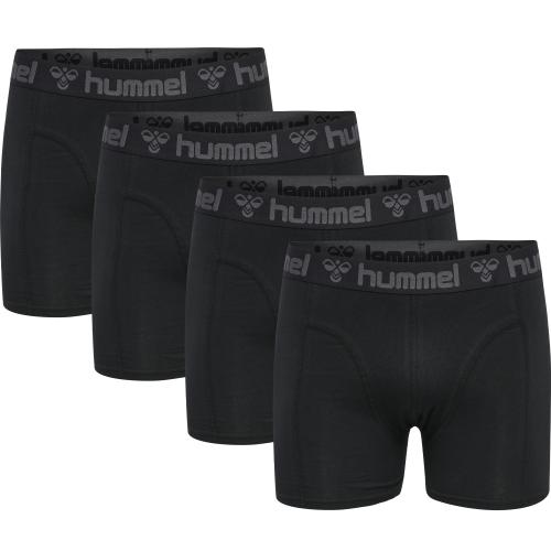Hummel Hmlmarston 4-Pack Boxers - black/black (Grösse: M) von Hummel