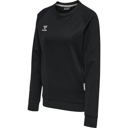 Hummel Hmlmove Grid Cot. Sweatshirt Woman - black (Grösse: 2XL) von Hummel