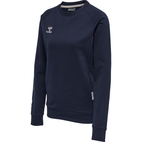 Hummel Hmlmove Grid Cot. Sweatshirt Woman - marine (Grösse: XL) von Hummel