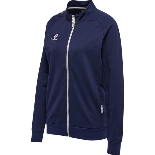 Hummel Hmlmove Grid Cot. Zip Jacket Woman - marine (Grösse: S) von Hummel