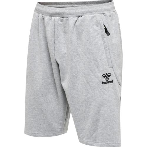 Hummel Hmlmove Grid Cotton Shorts - grey melange (Grösse: XL) von Hummel