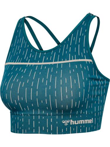 Hummel Hmlmt Drops Seamless Sports Bra - stargazer/silver lining (Grösse: M) von Hummel
