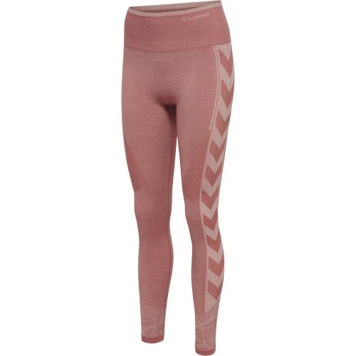 Hummel Hmlmt Energy Seamless Hw Tights - withered rose/rose tan melange (Grösse: M) von Hummel