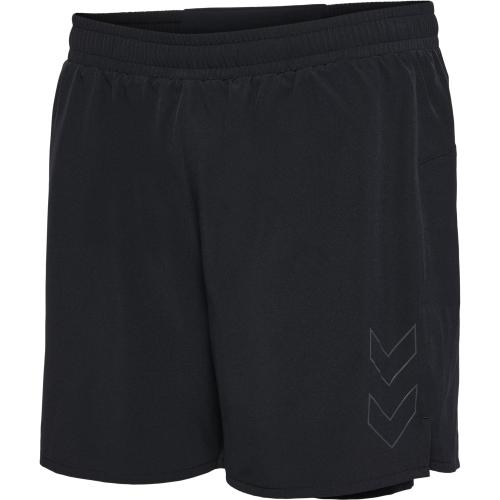 Hummel Hmlmt Fast 2 In 1 Shorts - black (Grösse: S) von Hummel