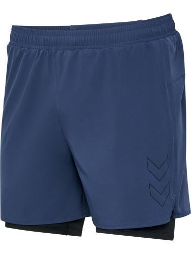 Hummel Hmlmt Fast 2 In 1 Shorts - insignia blue (Grösse: M) von Hummel