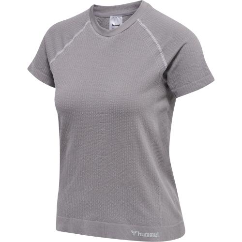 Hummel Hmlmt Flow Seamless T-Shirt - minimal gray (Grösse: L) von Hummel