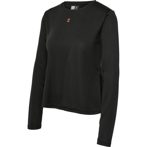Hummel Hmlmt Fri Mesh T-Shirt L/S - black (Grösse: L) von Hummel