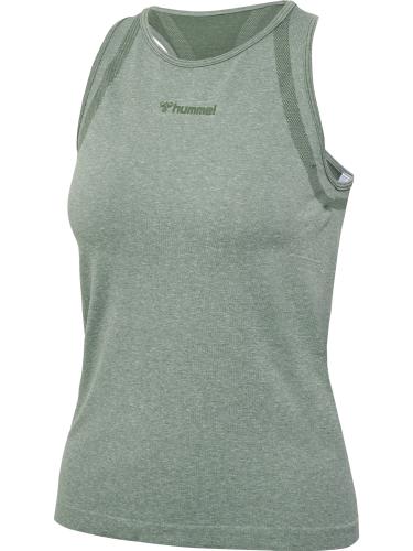 Hummel Hmlmt Hyper Seamless Tanktop - seagrass melange (Grösse: XS) von Hummel