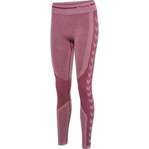 Hummel Hmlmt Lulu Seamless Scrunch Tights - cabernet melange (Grösse: M) von Hummel