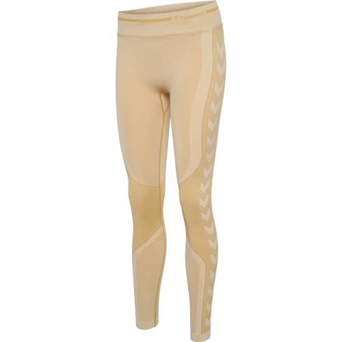 Hummel Hmlmt Lulu Seamless Scrunch Tights - curds & whey melange (Grösse: S) von Hummel