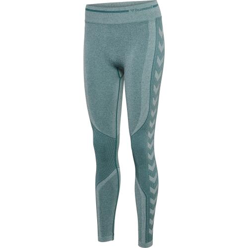 Hummel Hmlmt Lulu Seamless Scrunch Tights - north atlantic melange (Grösse: XL) von Hummel