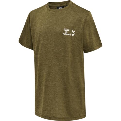 Hummel Hmlmustral T-Shirt S/S - dark olive (Grösse: 140) von Hummel