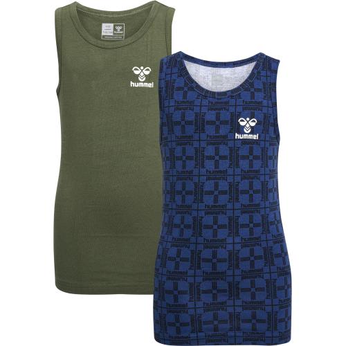 Hummel Hmlnolan Tank Top 2-Pack - sargasso sea (Grösse: 98/104) von Hummel