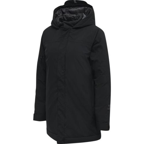 Hummel Hmlnorth Parka Jacket Woman - black/asphalt (Grösse: L) von Hummel