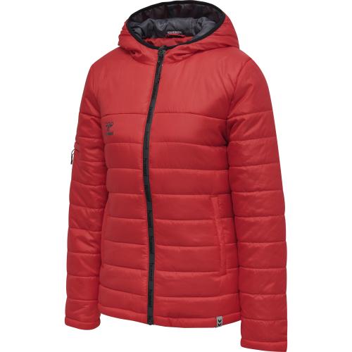 Hummel Hmlnorth Quilted Hood Jacket Woman - true red (Grösse: XS) von Hummel