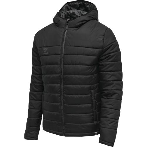 Hummel Hmlnorth Quilted Hood Jacket - black/asphalt (Grösse: XL) von Hummel